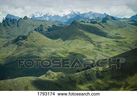 Picture - Andes mountain range, Peru. Fotosearch