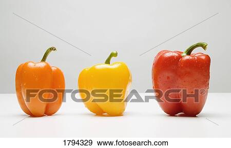 Bell peppers View Large Photo Image Stock Photo - Bell peppers. Fotosearch