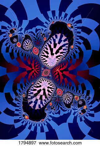 Stock Photo - Blue abstract image. Fotosearch