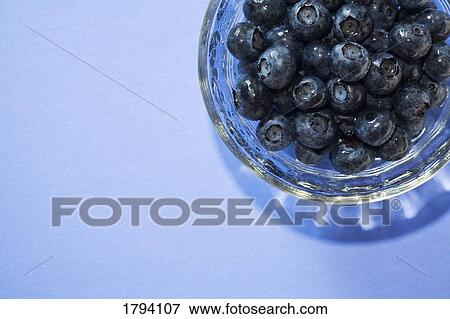 Bowl of blueberries View Large Photo Image Stock Photo - Bowl of blueberries. Fotosearch