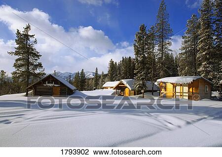 Cabins in British Columbia View Large Photo Image Stock Image - Cabins in British Columbia. Fotosearch