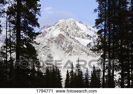 Cascade Mountains in Banff View Large Photo Image Stock Image - Cascade Mountains in Banff. Fotosearch