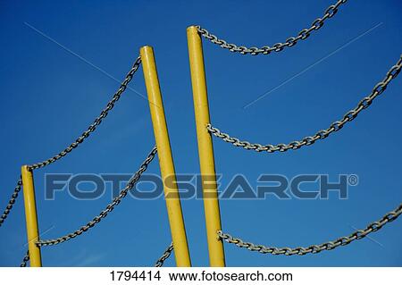 Picture - Chainlink fence. Fotosearch
