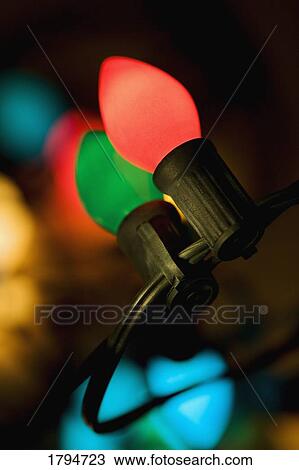 Stock Image - Christmas lights. Fotosearch