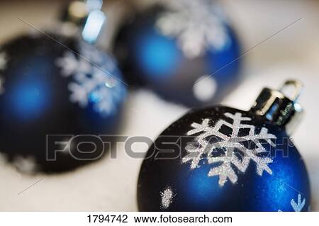 Stock Image - Christmas ornaments. Fotosearch