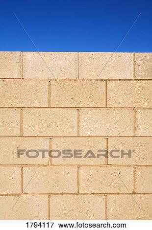 Cinder block wall View Large Photo Image Stock Photo - Cinder block wall. Fotosearch