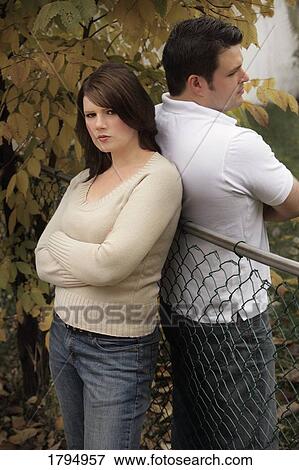 Stock Photo - Couple in a fight. Fotosearch