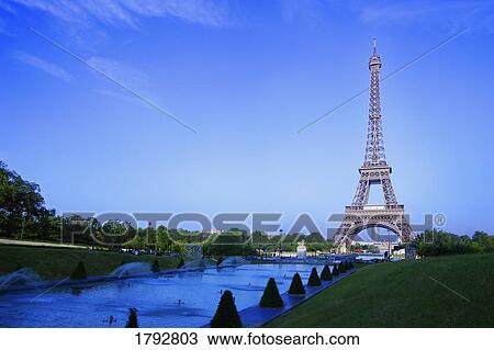 Eiffel tower and grounds View Large Photo Image Stock Image - Eiffel tower and grounds. Fotosearch