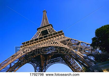 Eiffel tower View Large Photo Image Stock Photo - Eiffel tower. Fotosearch