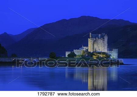 Eilean Donan Castle View Large Photo Image Stock Photo - Eilean Donan Castle. Fotosearch