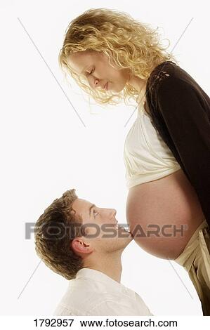 Expecting couple View Large Photo Image Stock Photo - Expecting couple. Fotosearch