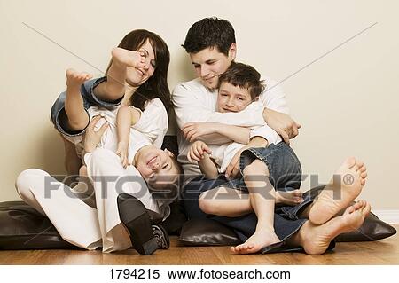 Stock Photography - Family unit. Fotosearch