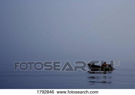 Fisherman on water View Large Photo Image Stock Photograph - Fisherman on water. Fotosearch