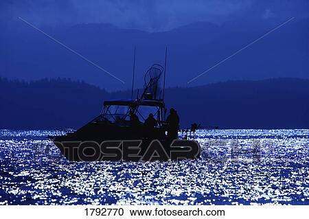 Stock Image - Fishing boat at sea. Fotosearch