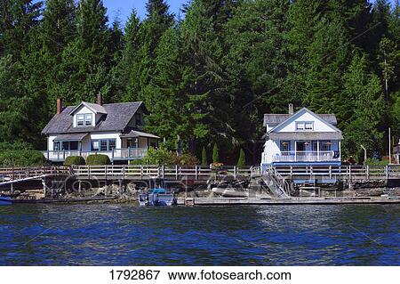 Stock Photo - Fishing village. Fotosearch