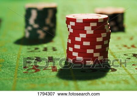 Stock Photo - Gaming chips. Fotosearch
