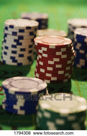Stock Photo - Gaming chips. Fotosearch
