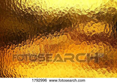 Stock Photograph - Gold stained glass. Fotosearch
