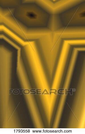 Stock Photo - Golden abstract. Fotosearch