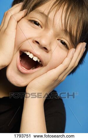 Happy boy View Large Photo Image Stock Image - Happy boy. Fotosearch