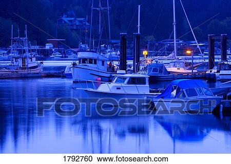 Harbour in evening View Large Photo Image Stock Image - Harbour in evening. Fotosearch
