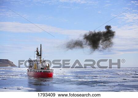 Stock Photo - Ice breaker ship. Fotosearch