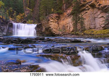 Johnston Canyon in Banff View Large Photo Image Stock Image - Johnston Canyon in Banff. Fotosearch