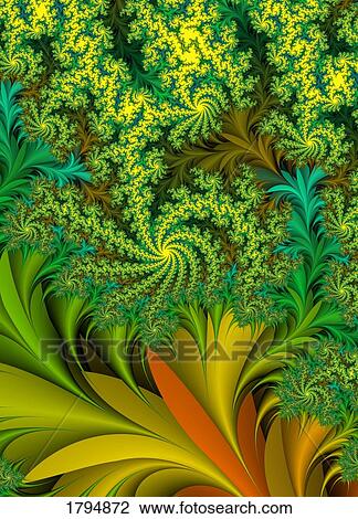 Stock Image - Jungle abstract. Fotosearch