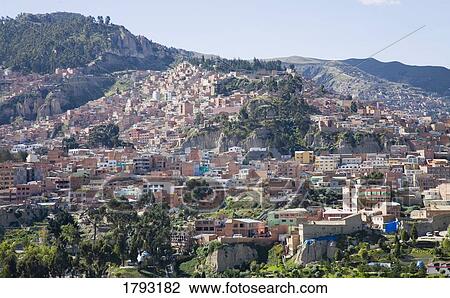 Stock Image - La Paz, Bolivia. Fotosearch