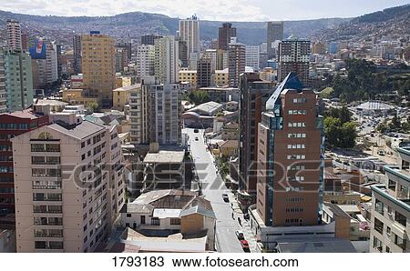 Stock Image - La Paz, Bolivia. Fotosearch