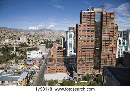 La Paz, Bolivia View Large Photo Image Stock Photo - La Paz, Bolivia. Fotosearch