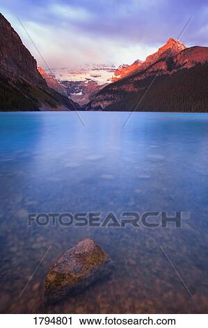 Stock Image - Lake Louise in Banff. Fotosearch