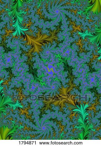 Stock Image - Leaf abstract. Fotosearch