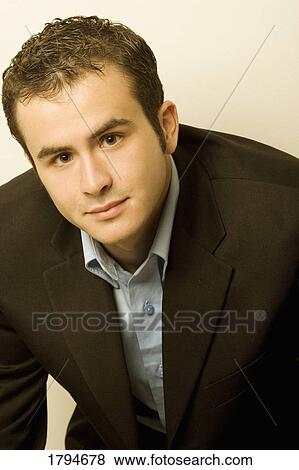 Stock Photo - Male portrait. Fotosearch