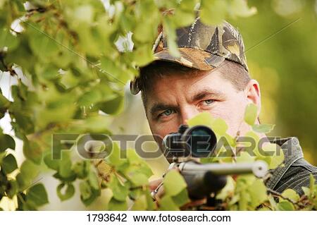 Man hunting View Large Photo Image Stock Image - Man hunting. Fotosearch