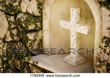 Stock Photo - Marble cross. Fotosearch