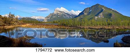 Mount Rundle in Banff View Large Photo Image Stock Image - Mount Rundle in Banff. Fotosearch