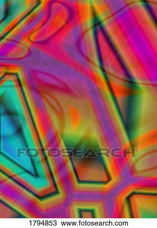 Stock Image - Multicolored abstract. Fotosearch