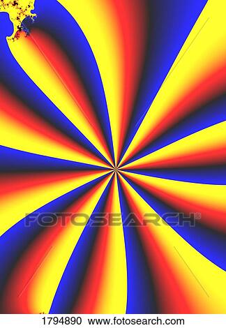 Stock Image - Pinwheel abstract. Fotosearch