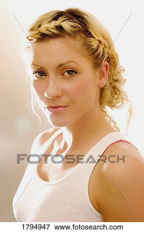 Portrait of a woman View Large Photo Image Stock Photo - Portrait of a woman. Fotosearch