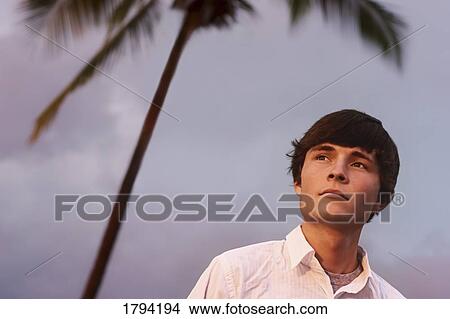 Picture - Portrait of a young man. Fotosearch