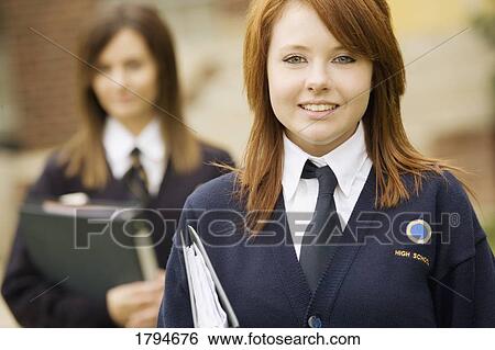 Stock Photograph - Private school student. Fotosearch