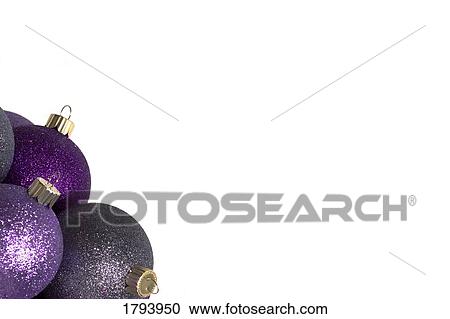Purple Christmas ornaments View Large Photo Image Stock Image - Purple Christmas ornaments. Fotosearch