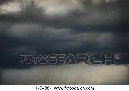 Stock Photo - Rain clouds. Fotosearch