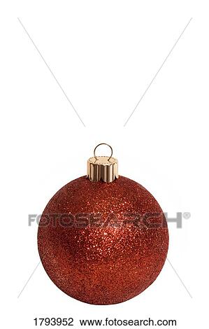 Stock Image - Red Christmas ornament. Fotosearch