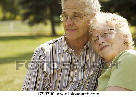 Stock Image - Senior couple. Fotosearch
