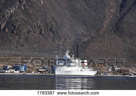 Stock Photo - Ship in harbour. Fotosearch