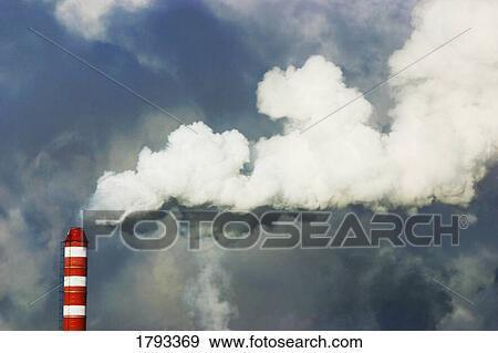 Stock Photo - Smoke stack. Fotosearch