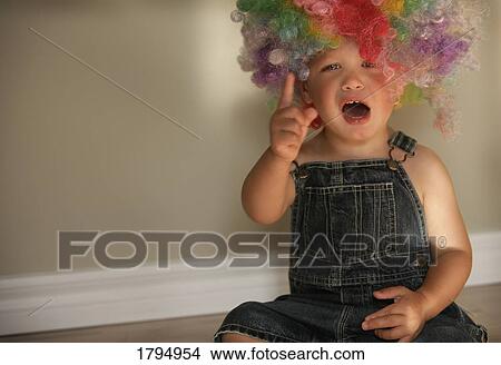 Picture - Toddler having a tantrum. Fotosearch
