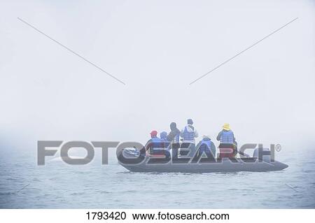 Tourists whale watching View Large Photo Image Stock Image - Tourists whale watching. Fotosearch